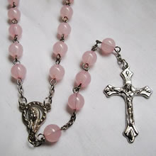 plastic beads rosary necklace