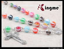 Plastic beads rosary