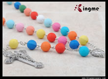 Plastic beads rosary