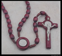 Plastic beads rosary