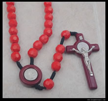 Plastic beads rosary