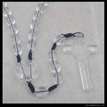 Plastic beads rosary