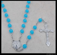 Plastic beads rosary
