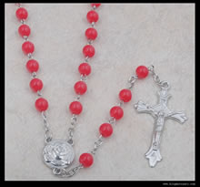 Plastic beads rosary