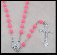 Plastic beads rosary