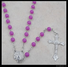 Plastic beads rosary