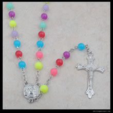Plastic beads rosary