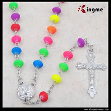 Plastic beads rosary