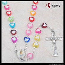 Plastic beads rosary