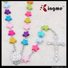 Plastic beads rosary