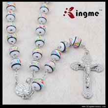 Plastic beads rosary