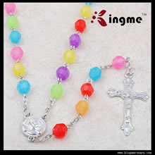 Plastic beads rosary