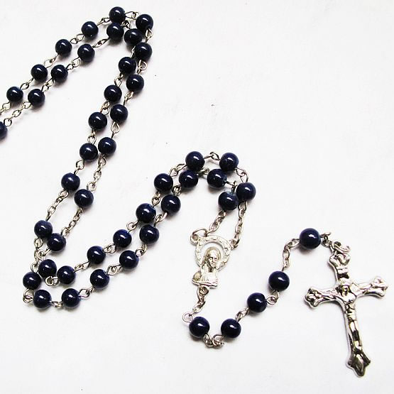 pearl beads rosary necklace,pearl beads rosary
