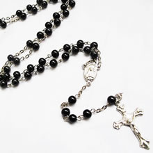 pearl beads rosary necklace