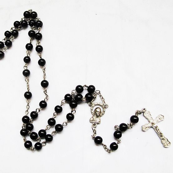 pearl beads rosary necklace,pearl beads rosary