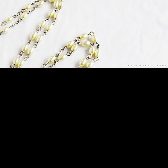 pearl beads rosary necklace,pearl beads rosary