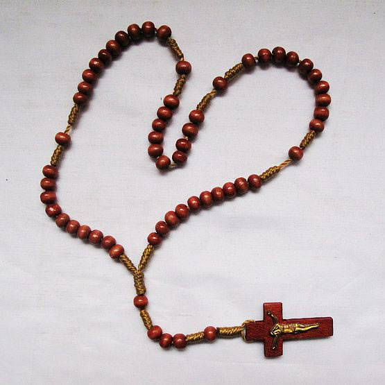 wooden rosary necklace,wooden rosary necklace