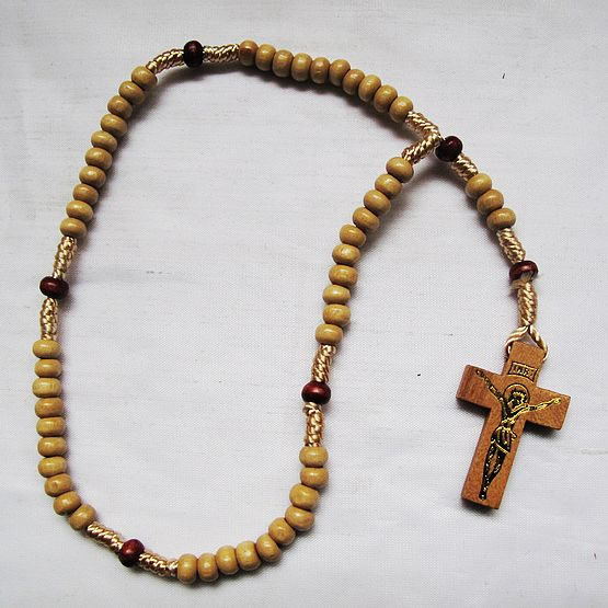 wooden rosary necklace,wooden rosary necklace