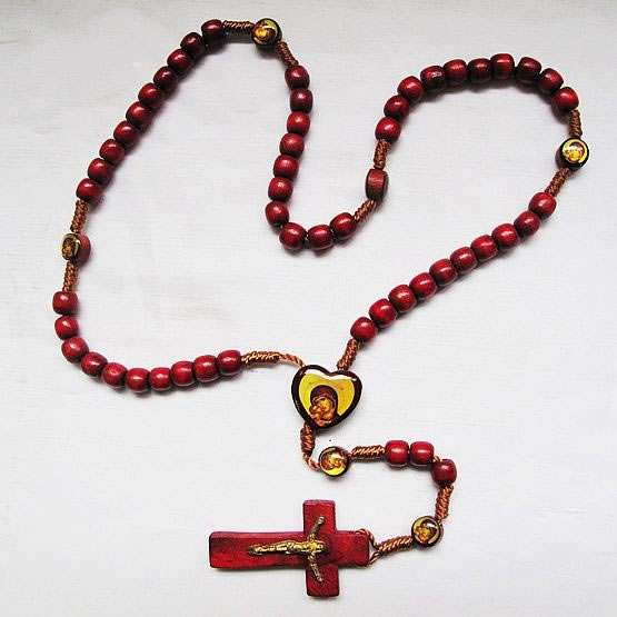 wooden rosary necklace,wooden rosary necklace