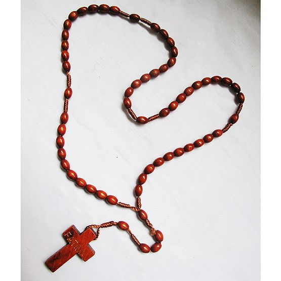 wooden rosary necklace,wooden rosary necklace