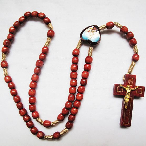 wooden rosary necklace,wooden rosary necklace