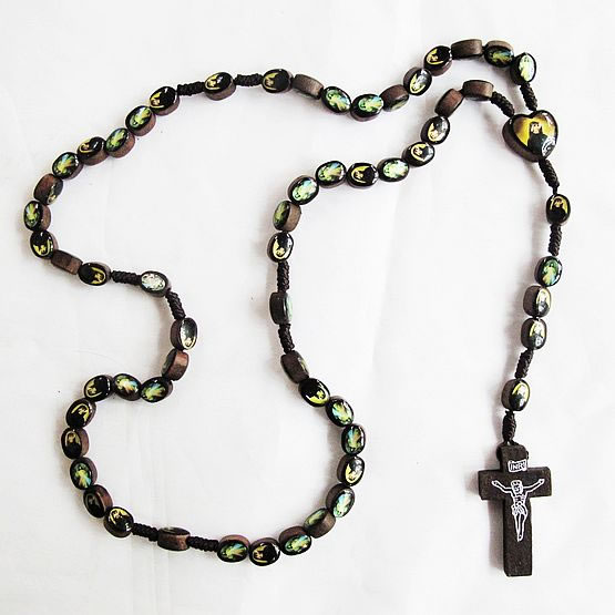 wooden rosary necklace,wooden rosary necklace