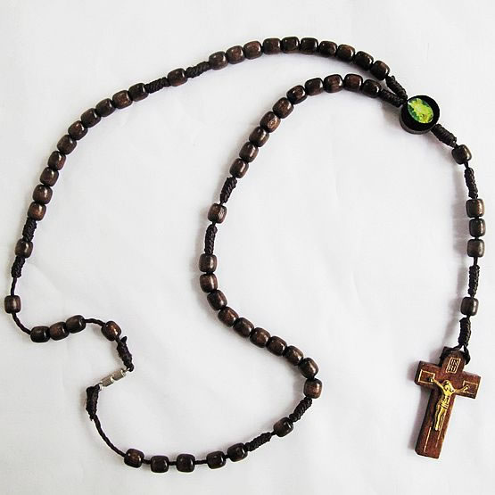 wooden rosary necklace,wooden rosary necklace