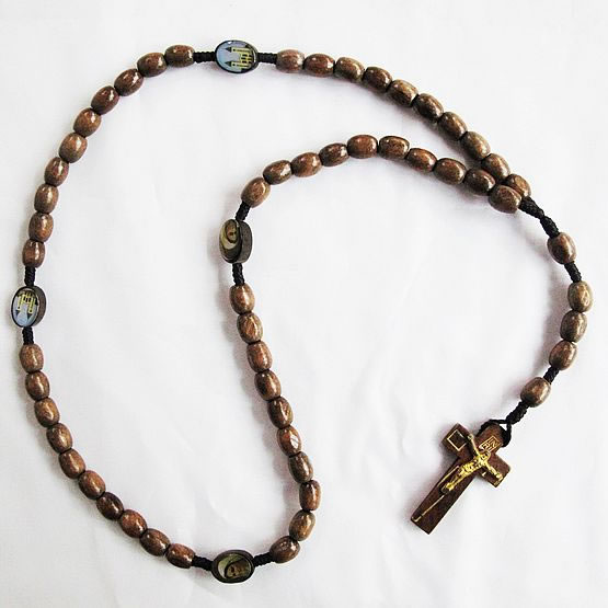 wooden rosary necklace,wooden rosary necklace