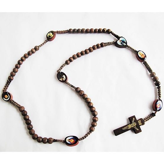 wooden rosary necklace,wooden rosary necklace