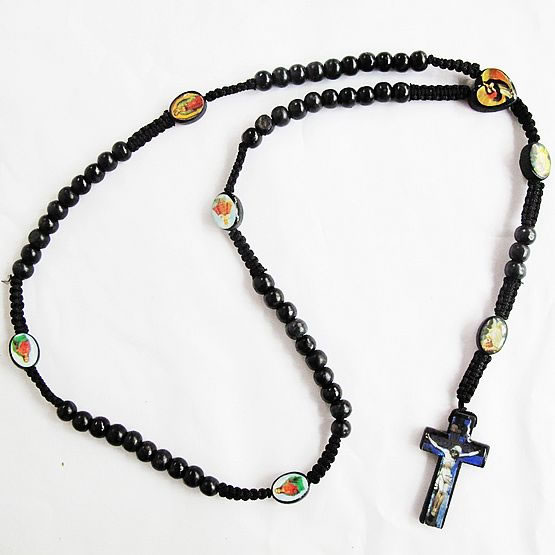 wooden rosary necklace,wooden rosary necklace