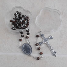 Wooden beads rosary