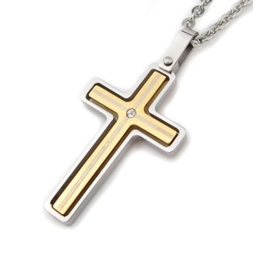 fashion Stainless steel cross,Moda De Acero Inoxidable De La Cruz