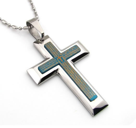 fashion Stainless steel cross,Moda De Acero Inoxidable De La Cruz