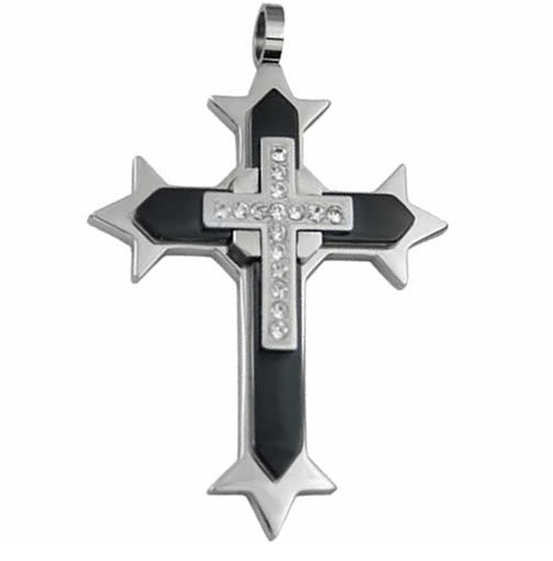 fashion Stainless steel cross,Moda De Acero Inoxidable De La Cruz
