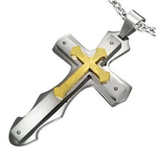 fashion Stainless steel cross