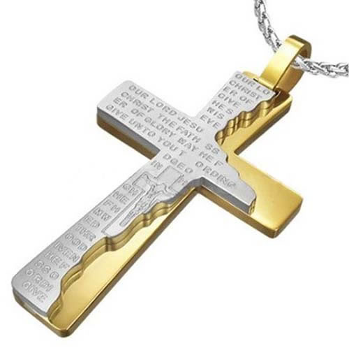 fashion Stainless steel cross,Moda De Acero Inoxidable De La Cruz