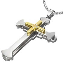 fashion Stainless steel cross