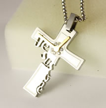 fashion Stainless steel cross