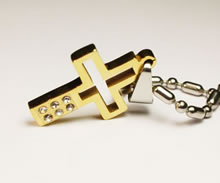 fashion Stainless steel cross