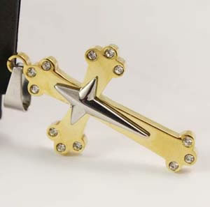 fashion Stainless steel cross,Moda De Acero Inoxidable De La Cruz
