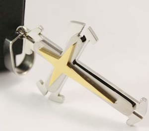 fashion Stainless steel cross,Moda De Acero Inoxidable De La Cruz