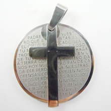 Fashion stainless steel medal