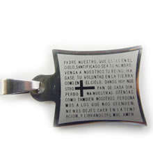 Fashion stainless steel medal