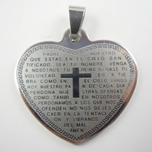 Fashion stainless steel medal