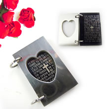 Fashion stainless steel medal